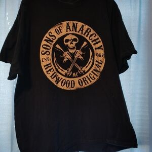 Port and Company Black Graphic Tee